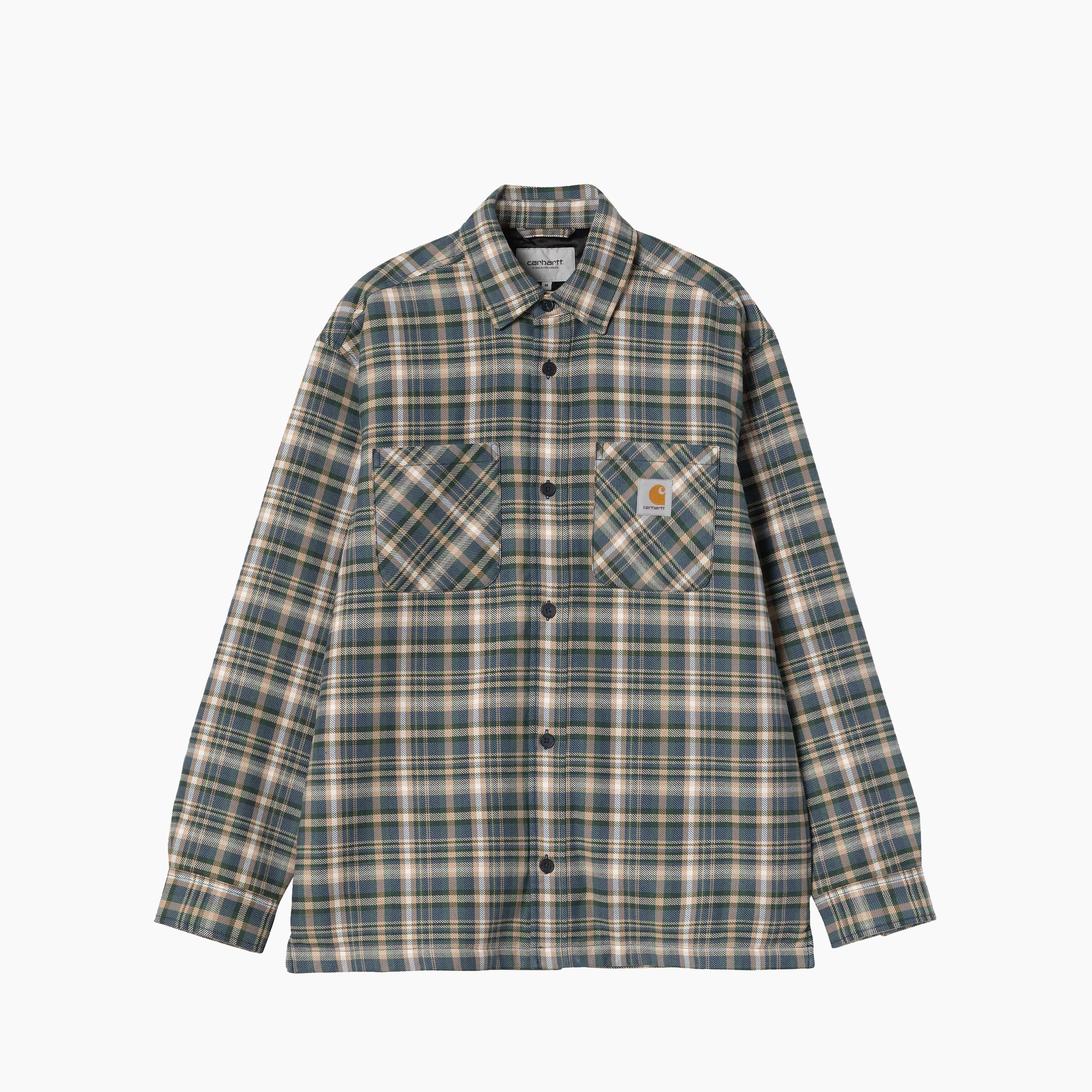 CARHARTT WIP CRONYN SHIRT JAC CHECK DARK NAVY I035312-35R