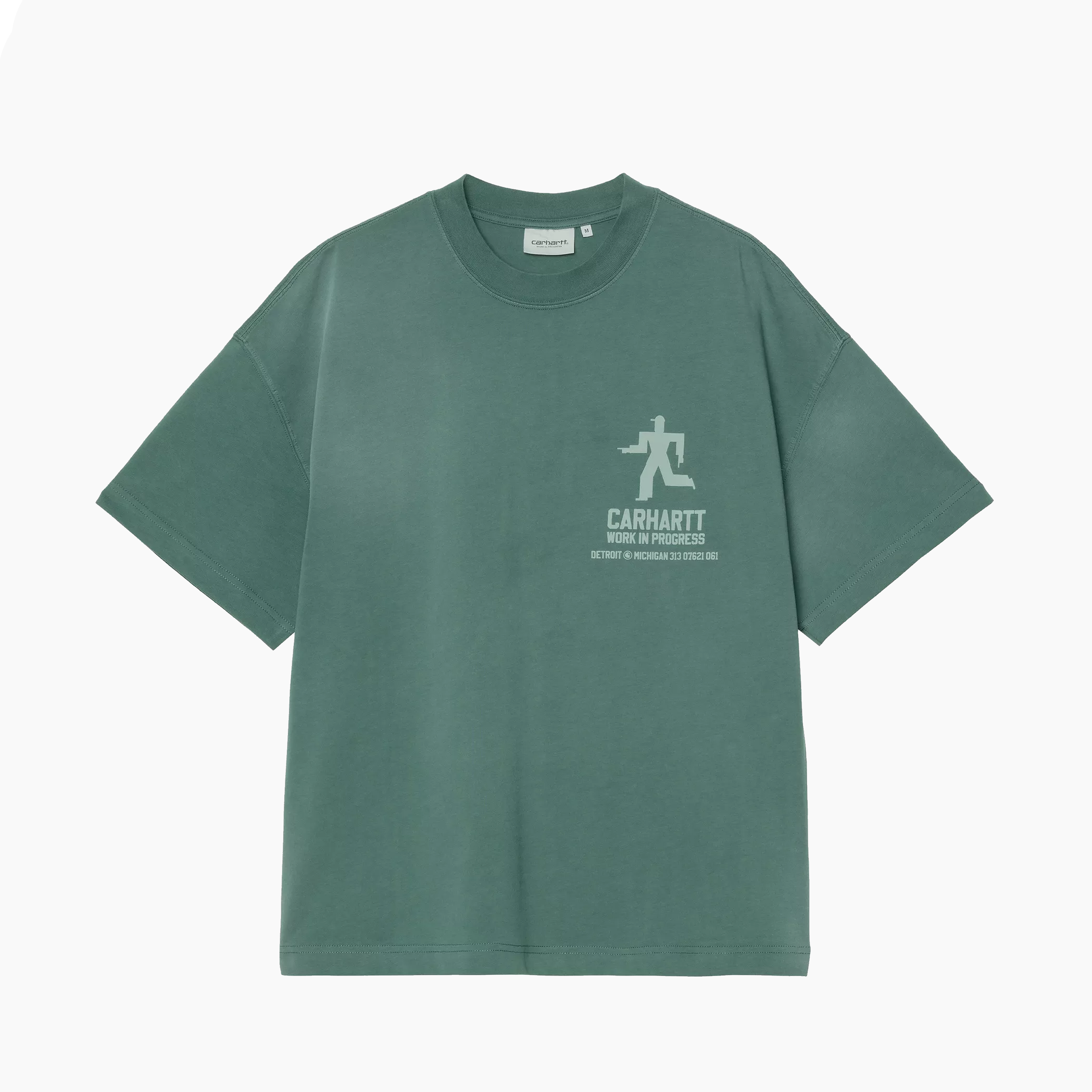 CARHARTT WIP DISTANCE T-SHIRT DUNKELFIR I035449-05A