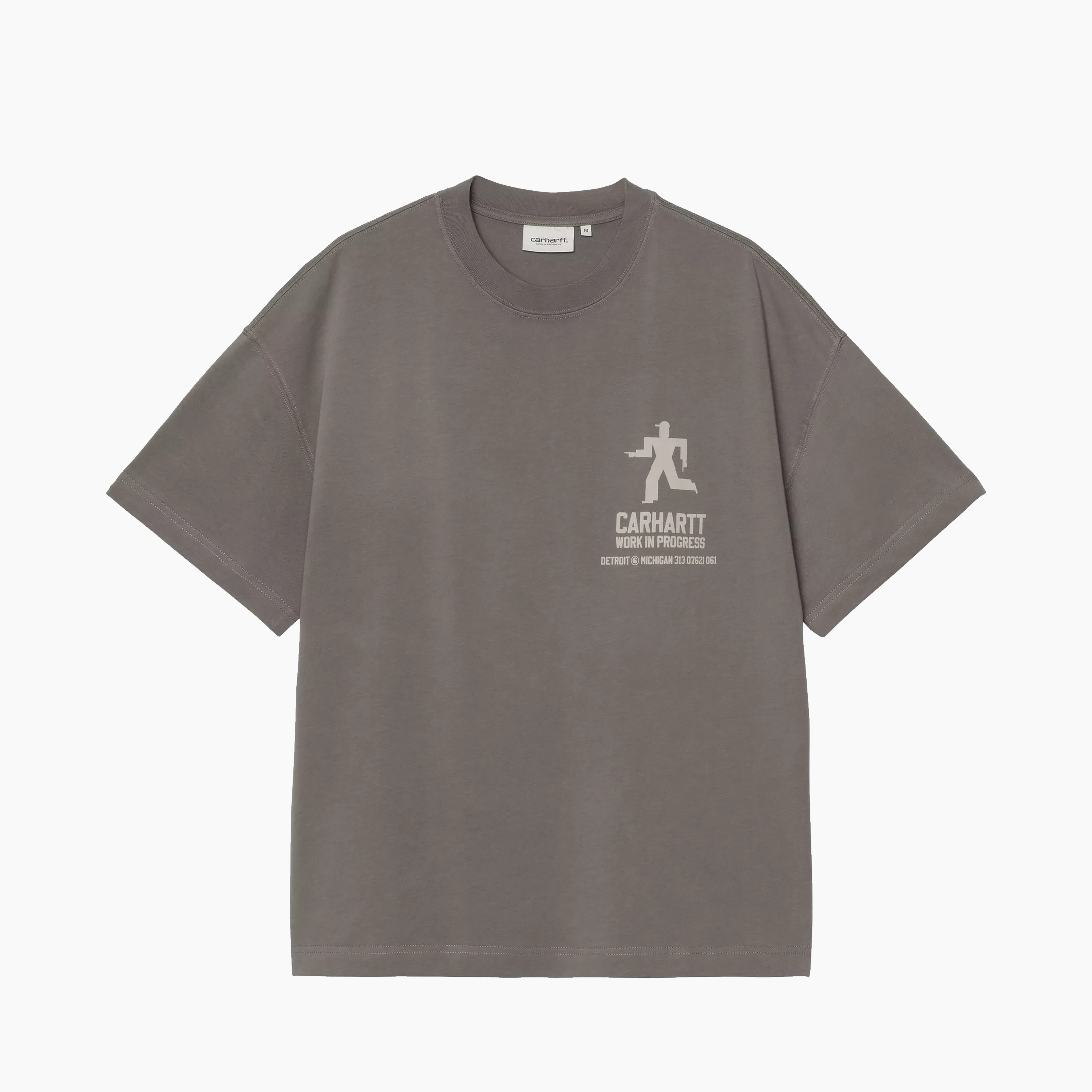CARHARTT WIP DISTANCE TEE SHIRT GRAPHITE I035449-874J