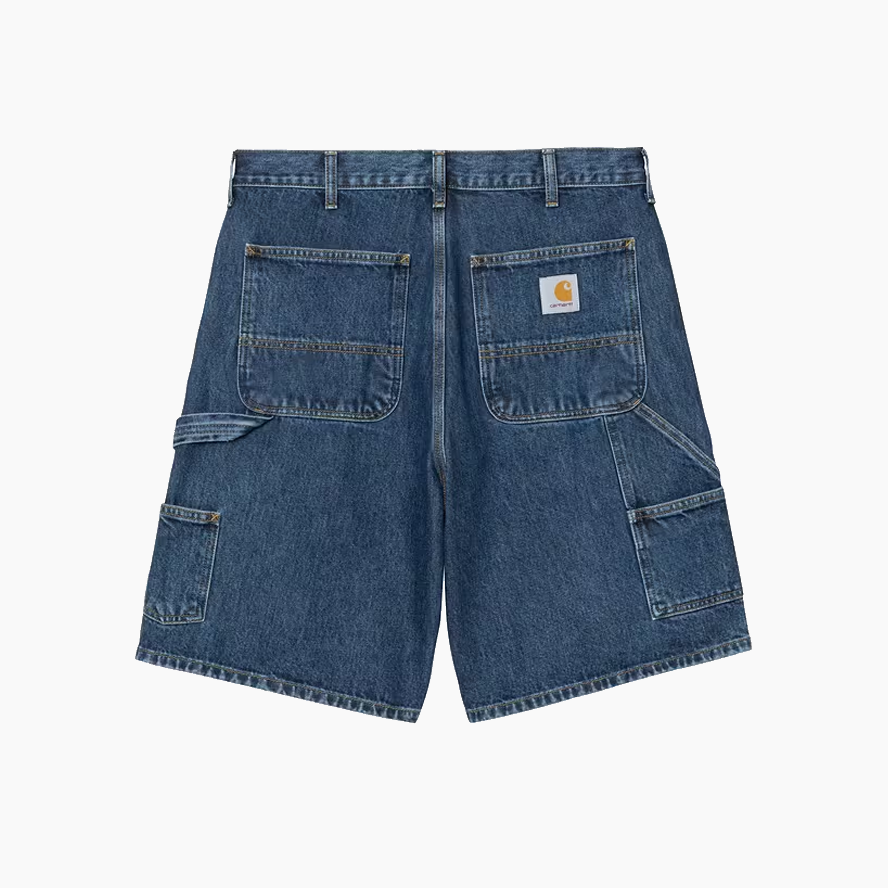 CARHARTT WIP DOUBLE KNEE SHORT BLUE STONE WASHED I034867.01