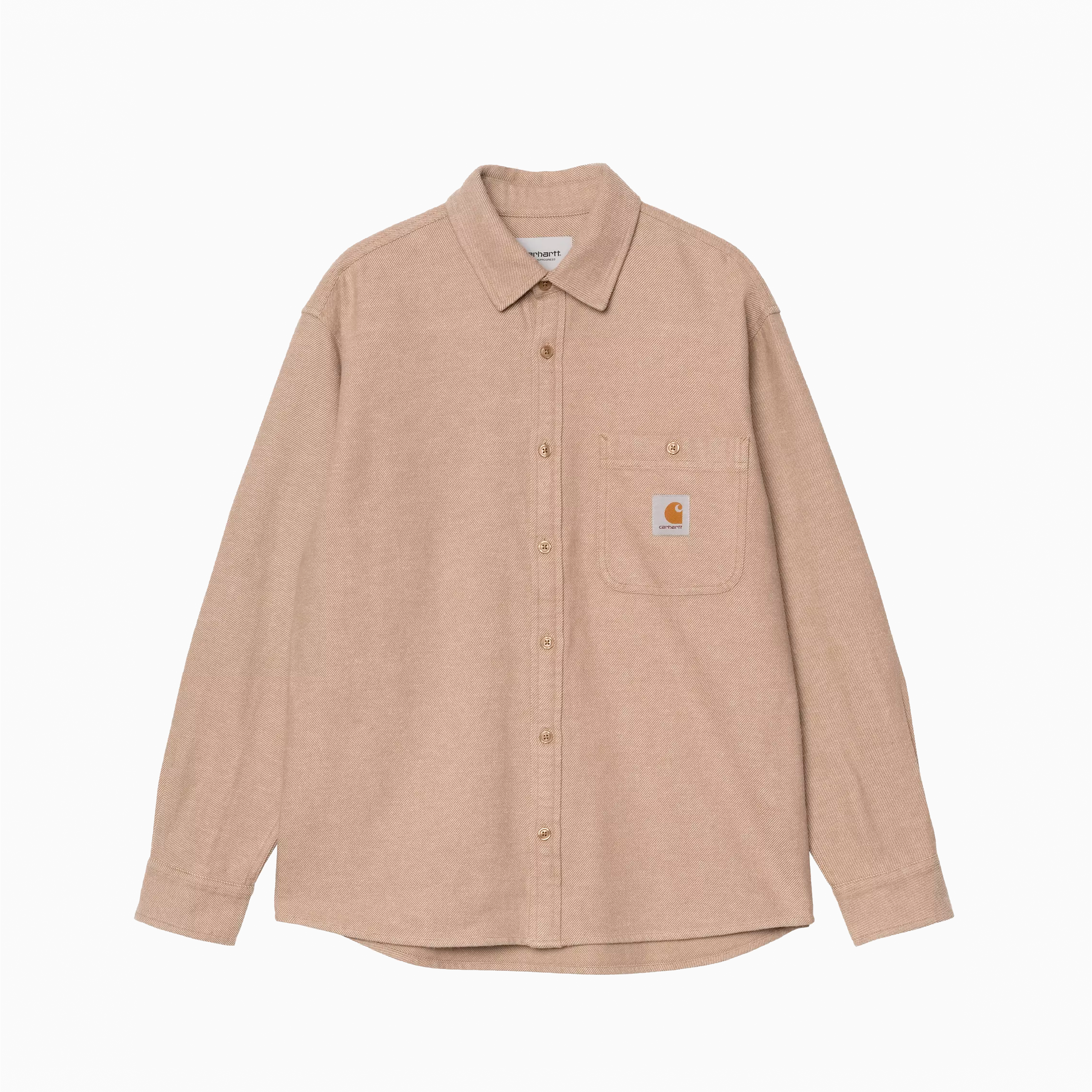 CHEMISE CARHARTT WIP EDGAR CACAHUÈTE ET CIRE I035335-3D5