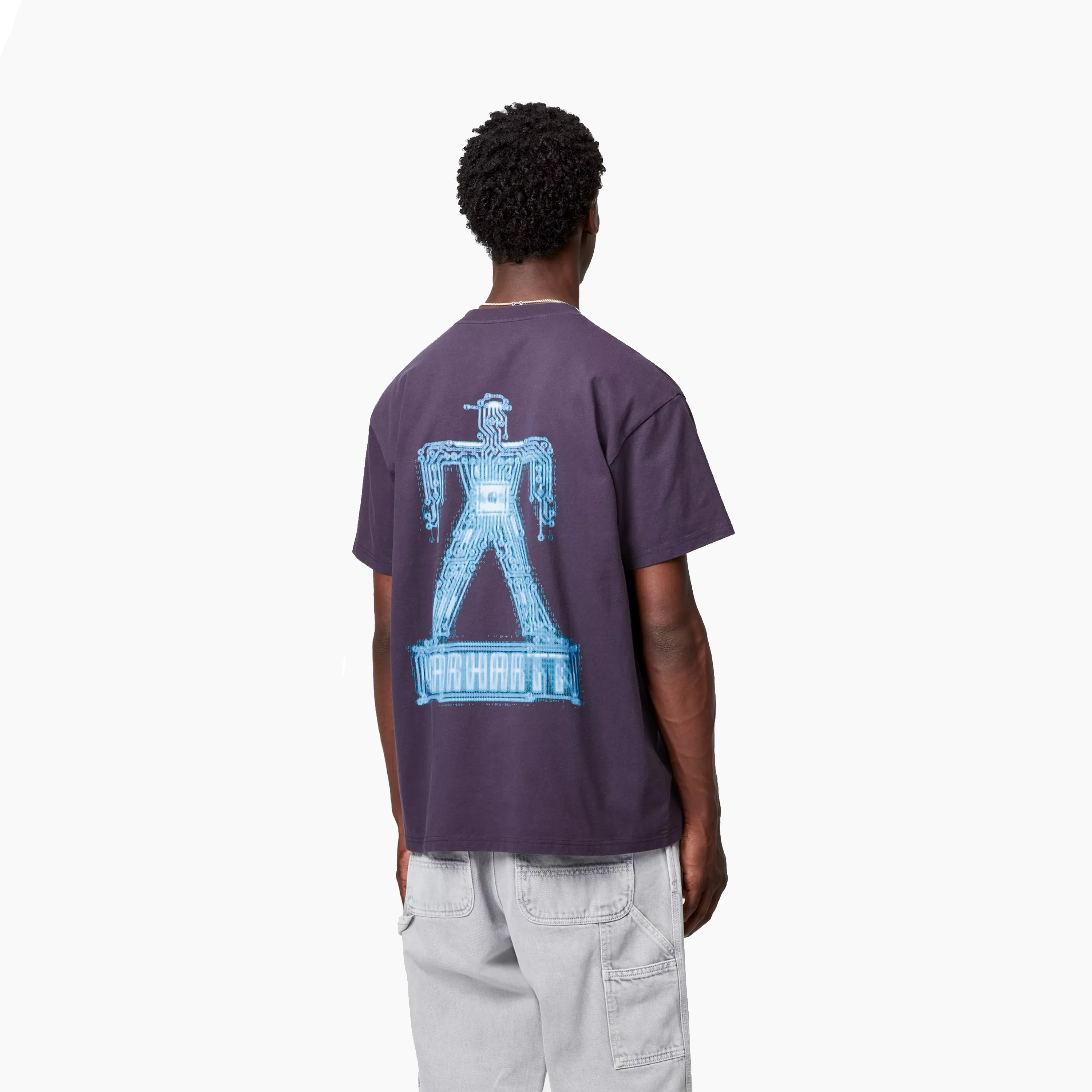 CARHARTT WIP ELECTRIC BOOGIE TEE SHIRT PURPLE I035457-889