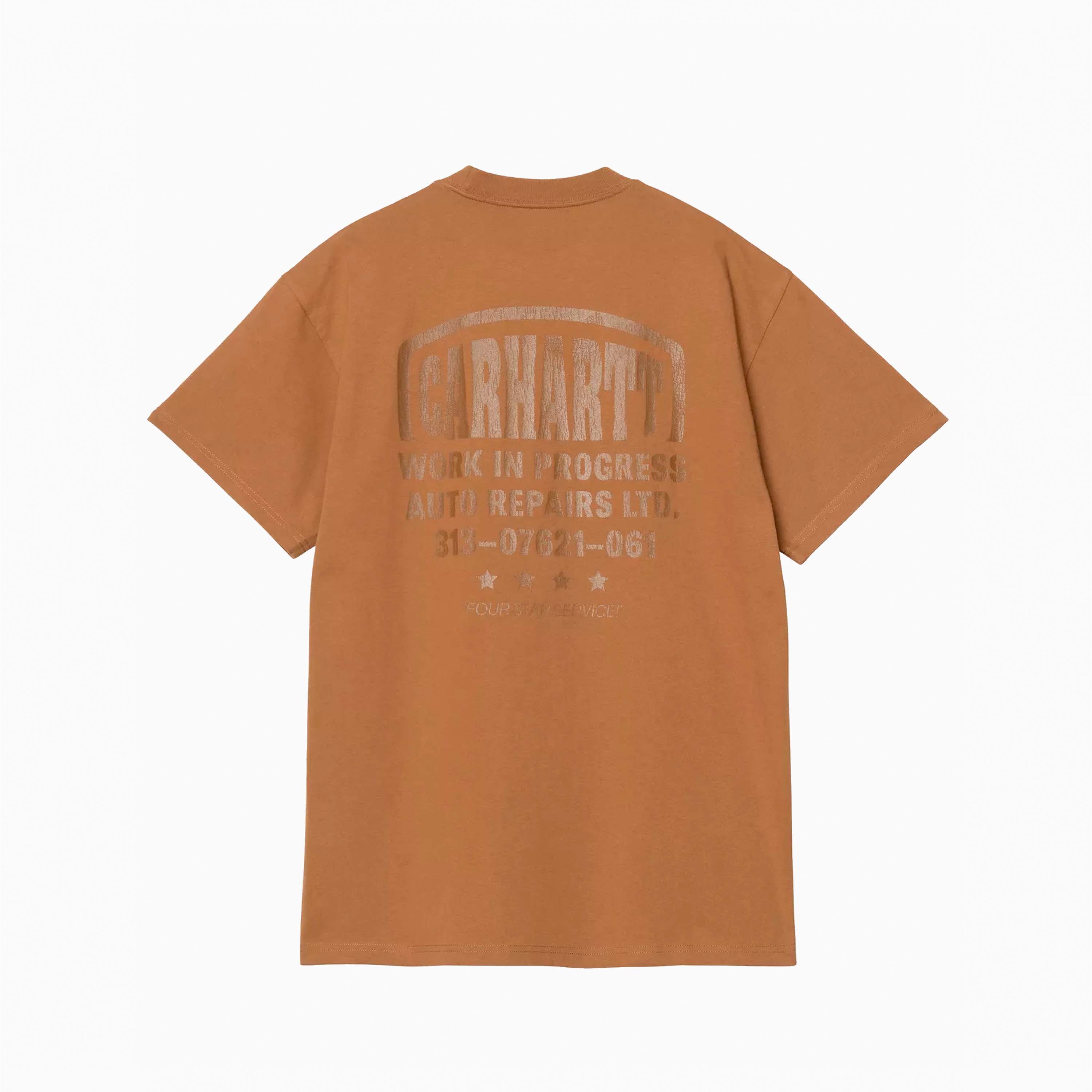CARHARTT WIP FOUR STAR TEE SHIRT HAMILTON BROWN I035443-HZ