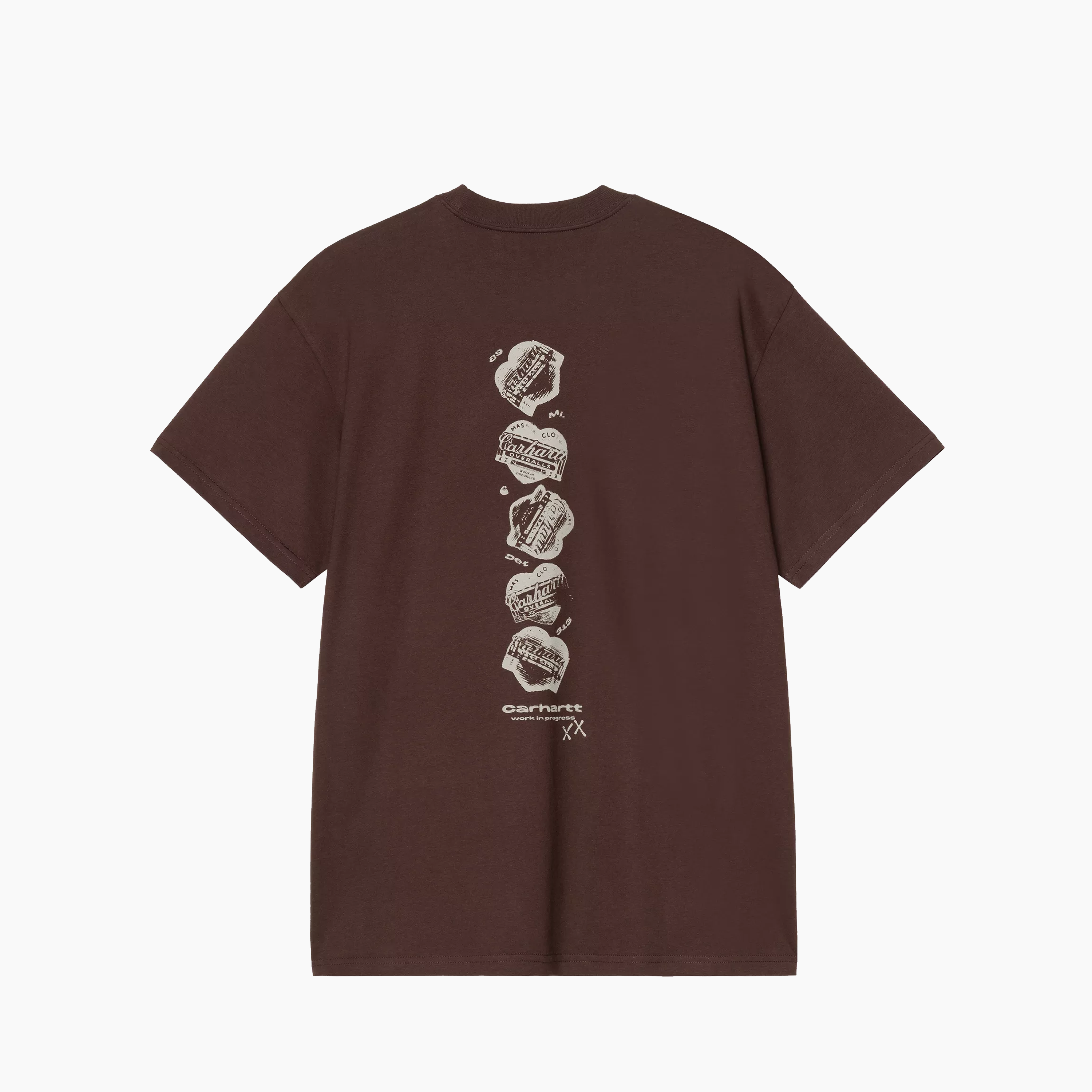 CARHARTT WIP GARBLE T-SHIRT PALISANDER I036007-33H