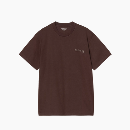 CARHARTT WIP GARBLE T-SHIRT PALISANDER I036007-33H