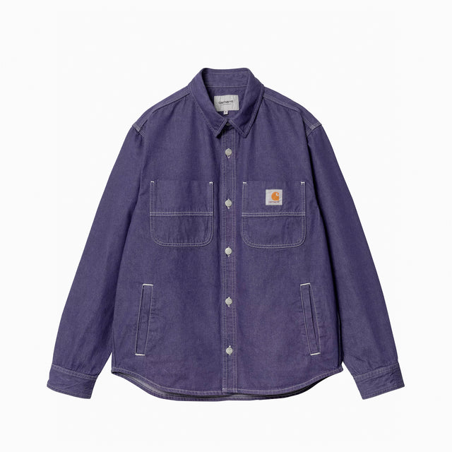 CARHARTT WIP GLENN SHIRT JAC AURA RINSED - I033888