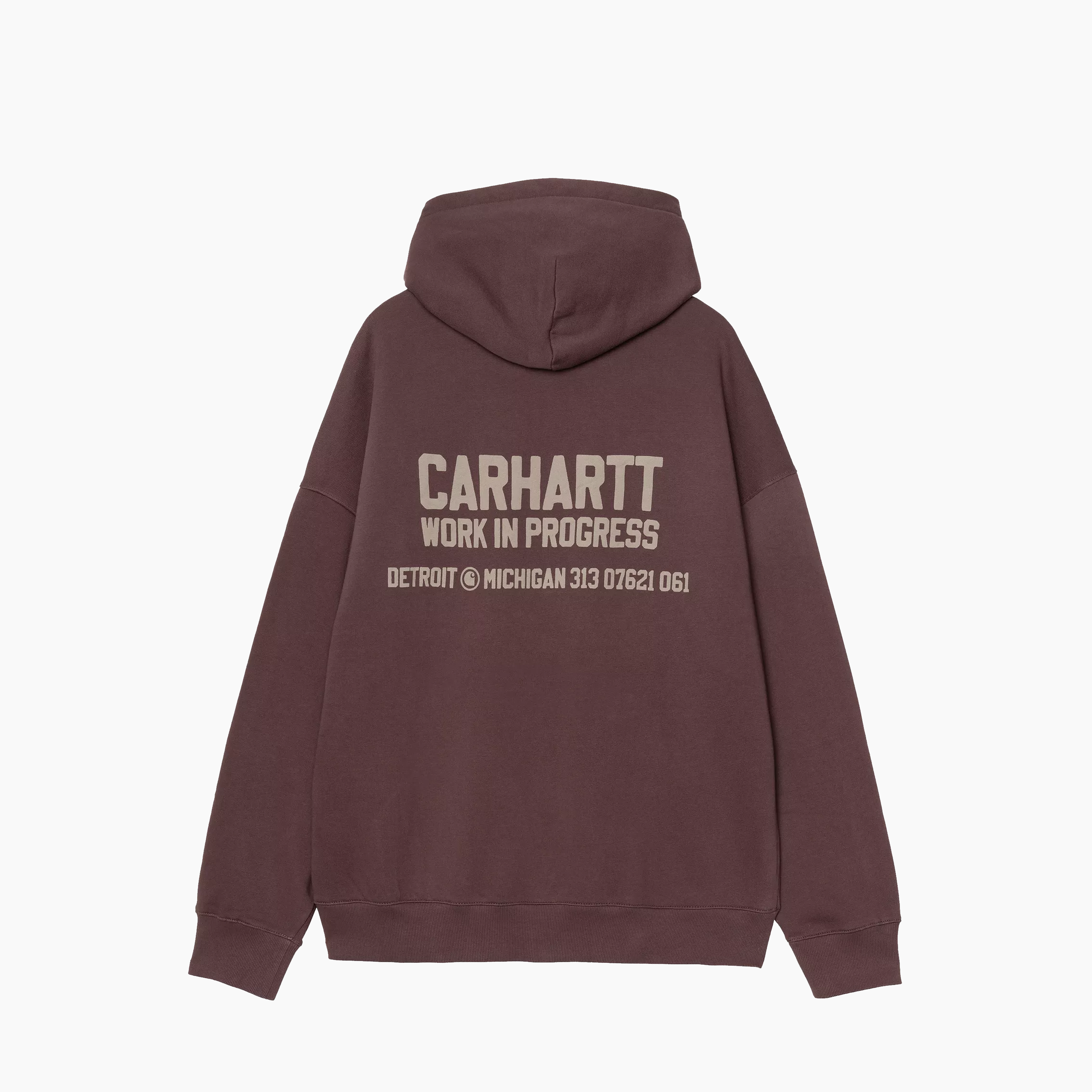 CARHARTT WIP HOODED DISTANCE SWEATSHIRT PALISANDER I035639-33H