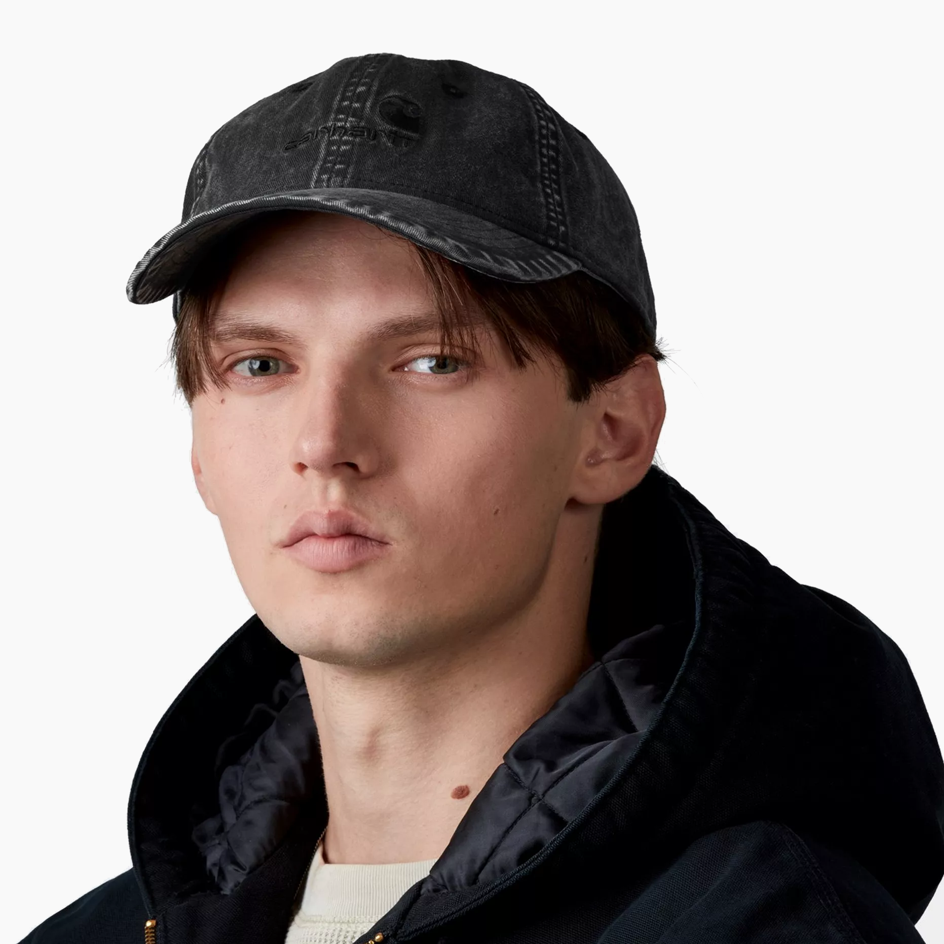 CARHARTT WIP LAMBERT CAP BLACK MOON WASH I037081.89F