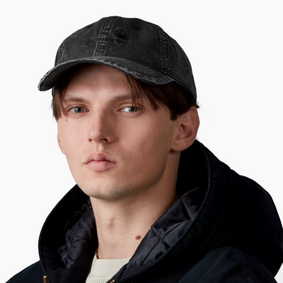 CARHARTT WIP LAMBERT CAP BLACK MOON WASH I037081.89F
