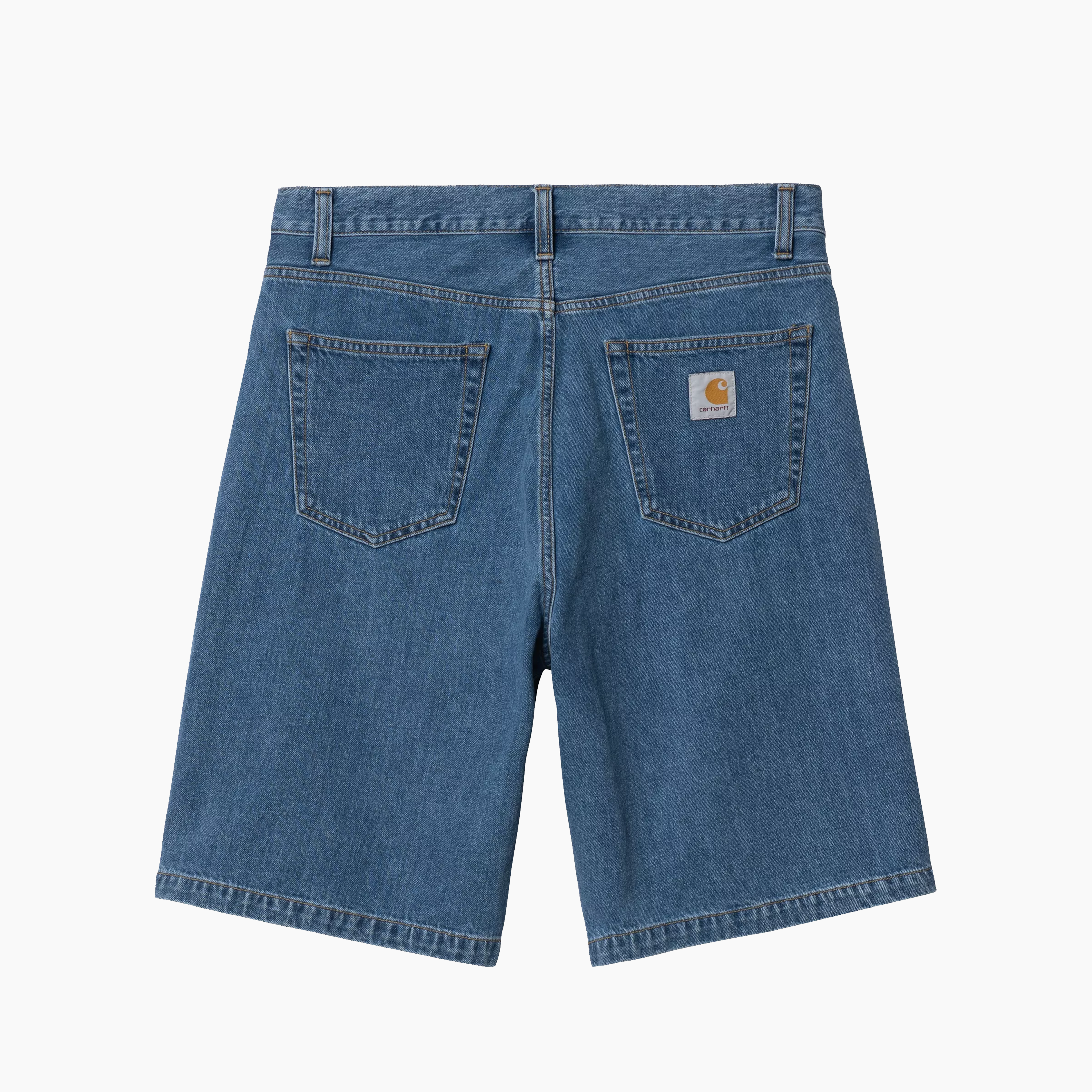 CARHARTT WIP LANDON SHORT BLUE HEAVY STONE WASH I030469.01