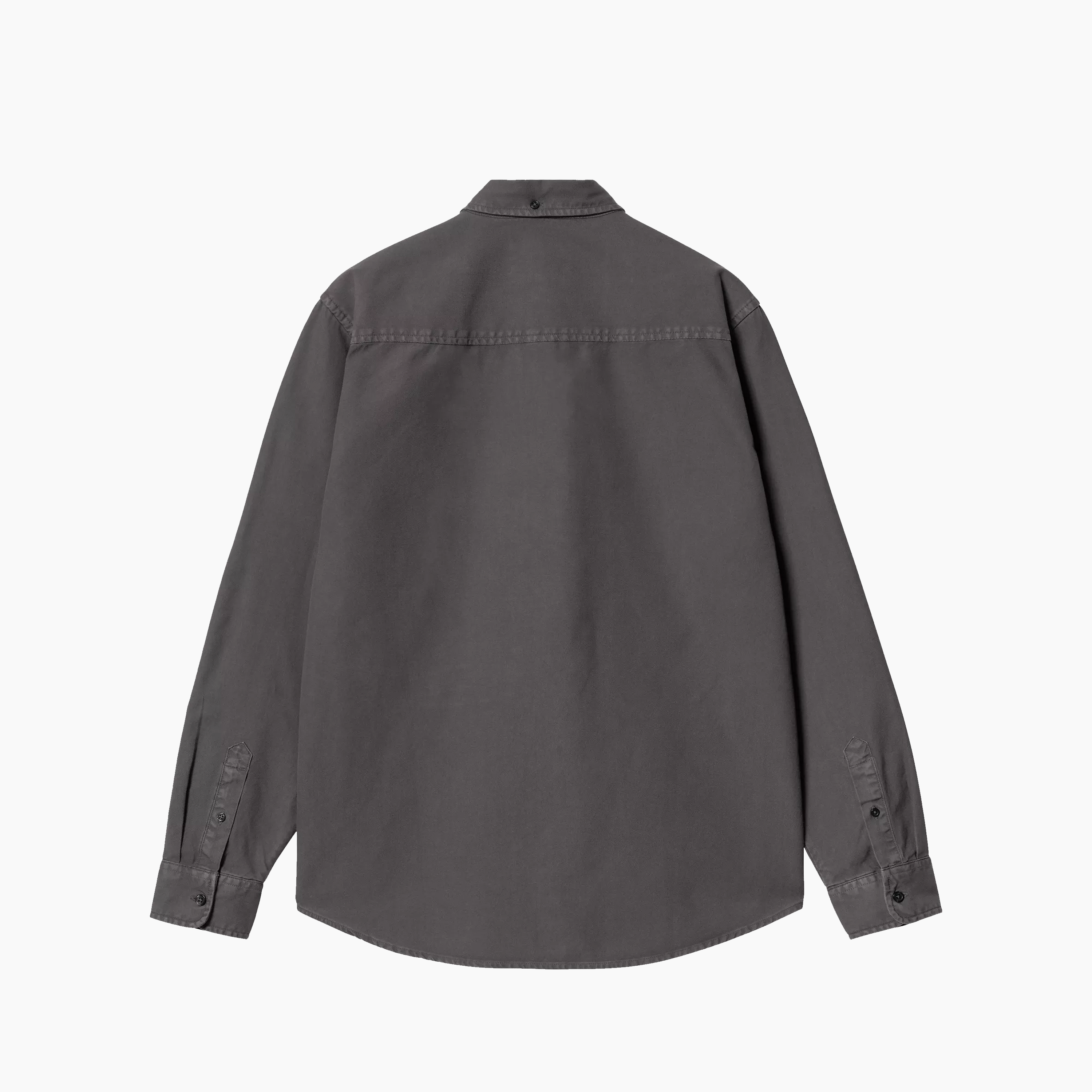 CARHARTT WIP LS BOLTON SHIRT GRAPHITE GARMENT DYED I030238-87