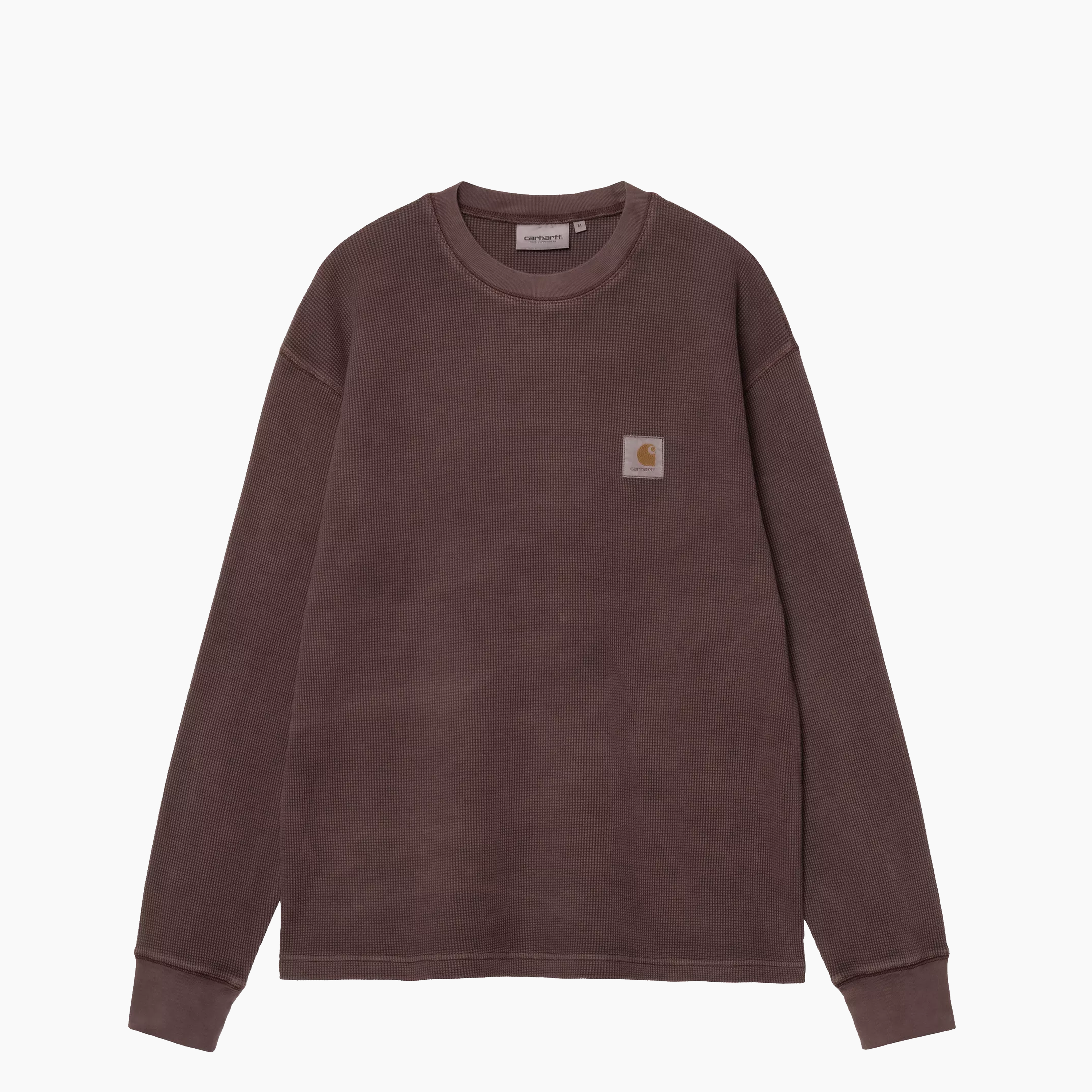 CARHARTT WIP LS WAFFLE T-SHIRT PALISANDER I035304-33H