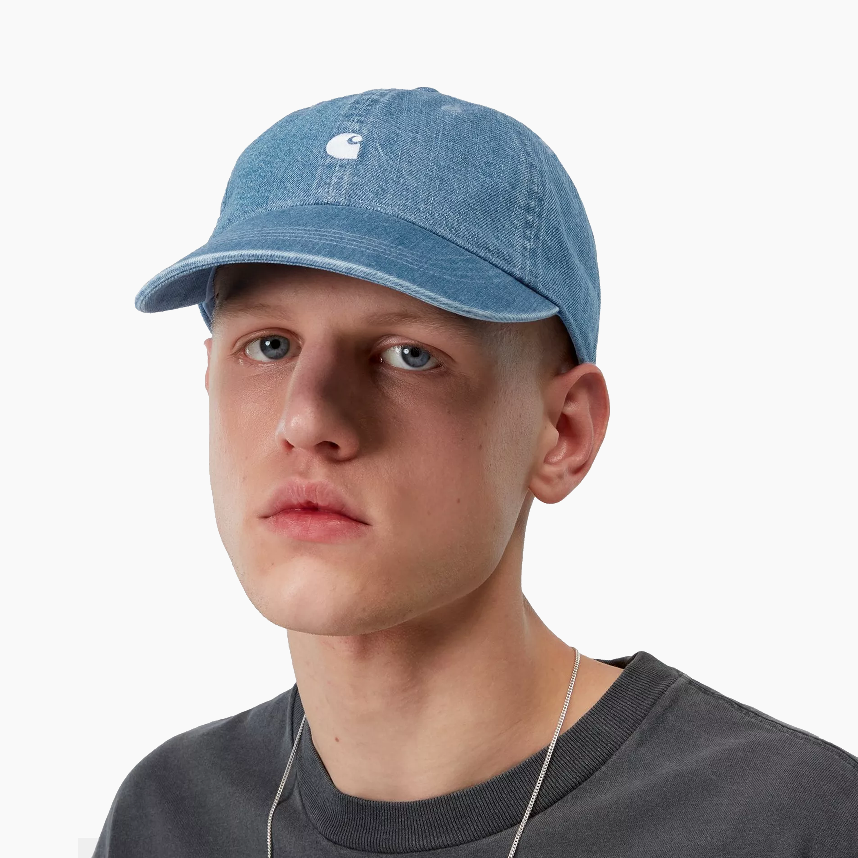 CARHARTT WIP LUCAS CAP BLUE BLEACHED I036364.01.35