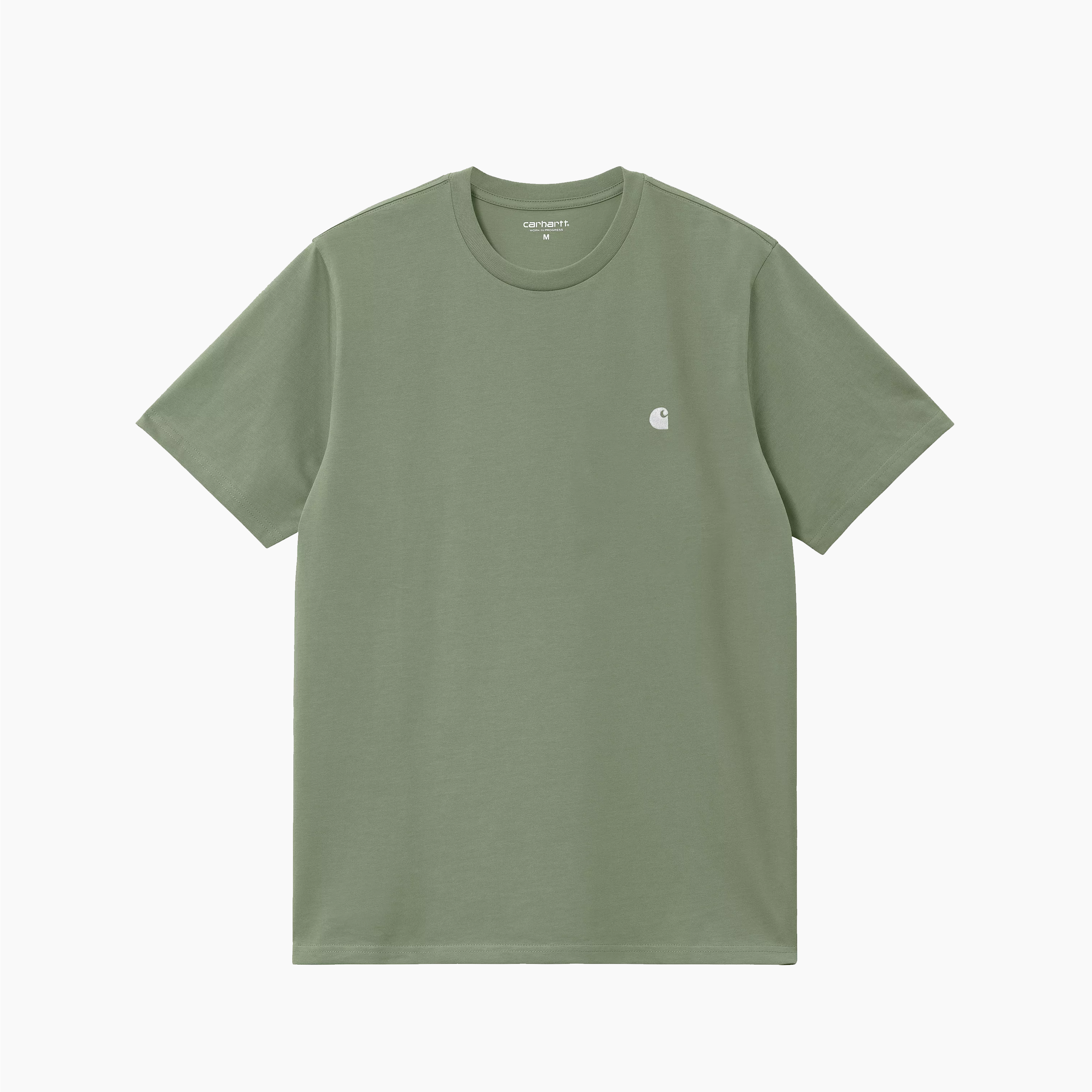 CARHARTT WIP MADISON T-SHIRT PARK GREEN & WHITE - I033000-22X