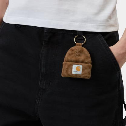 CARHARTT WIP MINI WATCH HAT KEYCHAIN HAMILTON BRWON I036420.HZ