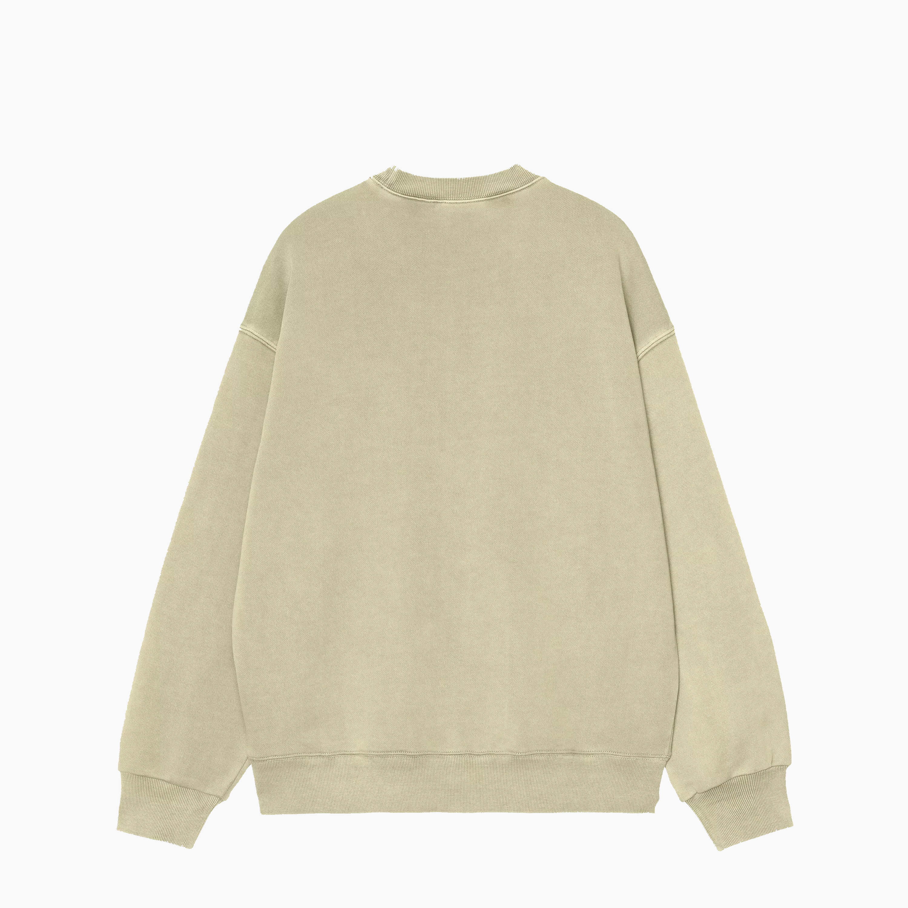 CARHARTT WIP NELSON SWEAT GENTLE GREEN GARMENT DYED I029957