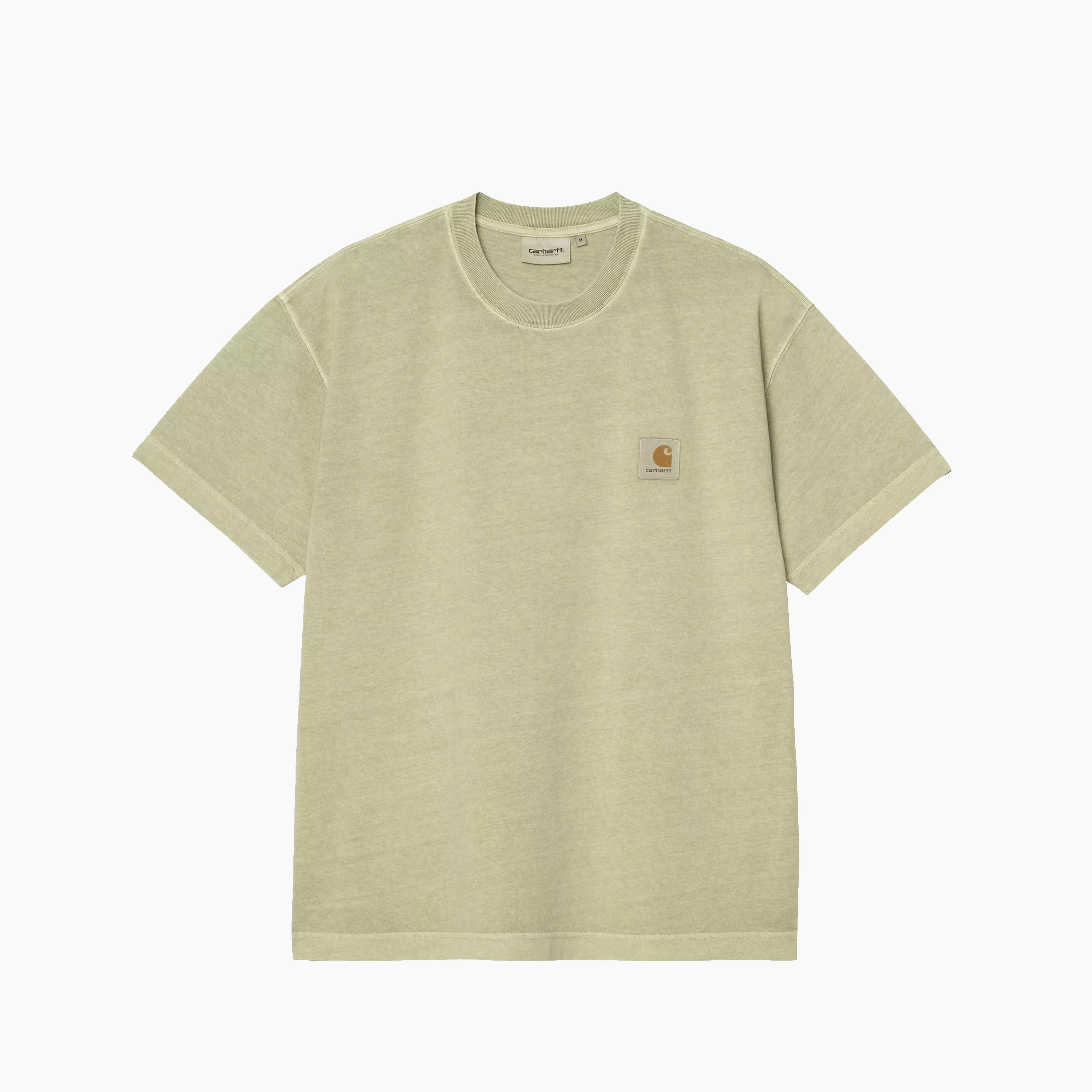 CARHARTT WIP NELSON T-SHIRT GENTLE GREEN GARGAMENT DYED I029949.3IE