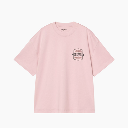 CARHARTT WIP NETWORKS TEE SHIRT GLASSY PINK I035624-1NJ