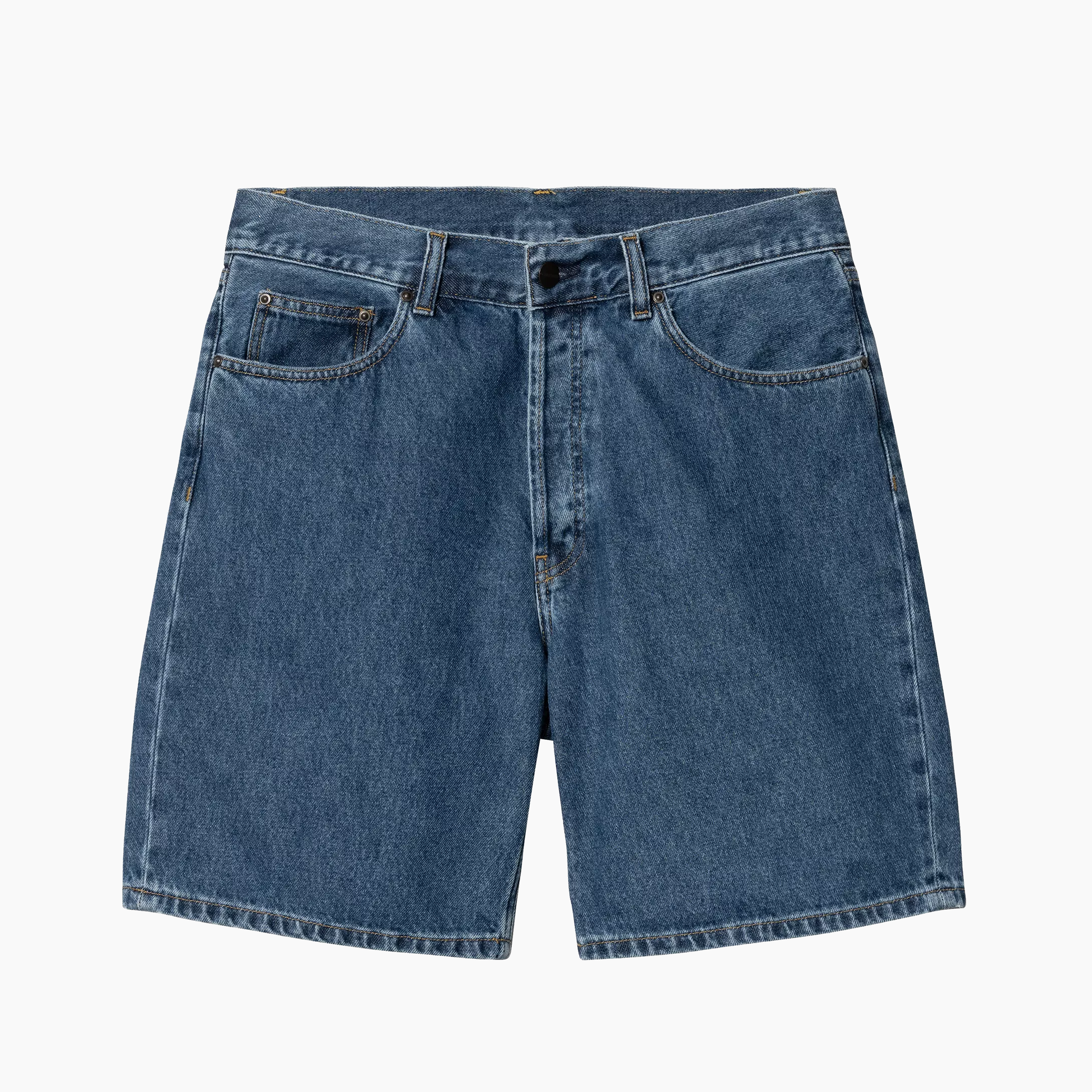 CARHARTT WIP NOLAN SHORT BLUE HEAVY STONE WASH I034869.01