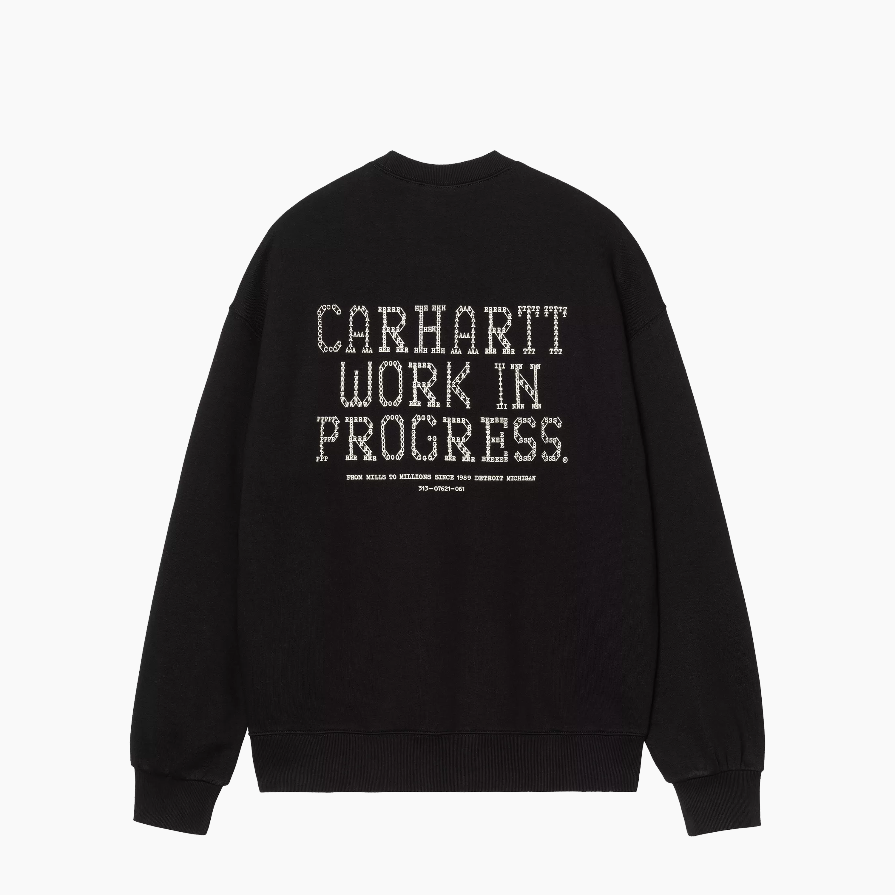 CARHARTT WIP PUNCHED SWEAT BLACK I036039-89