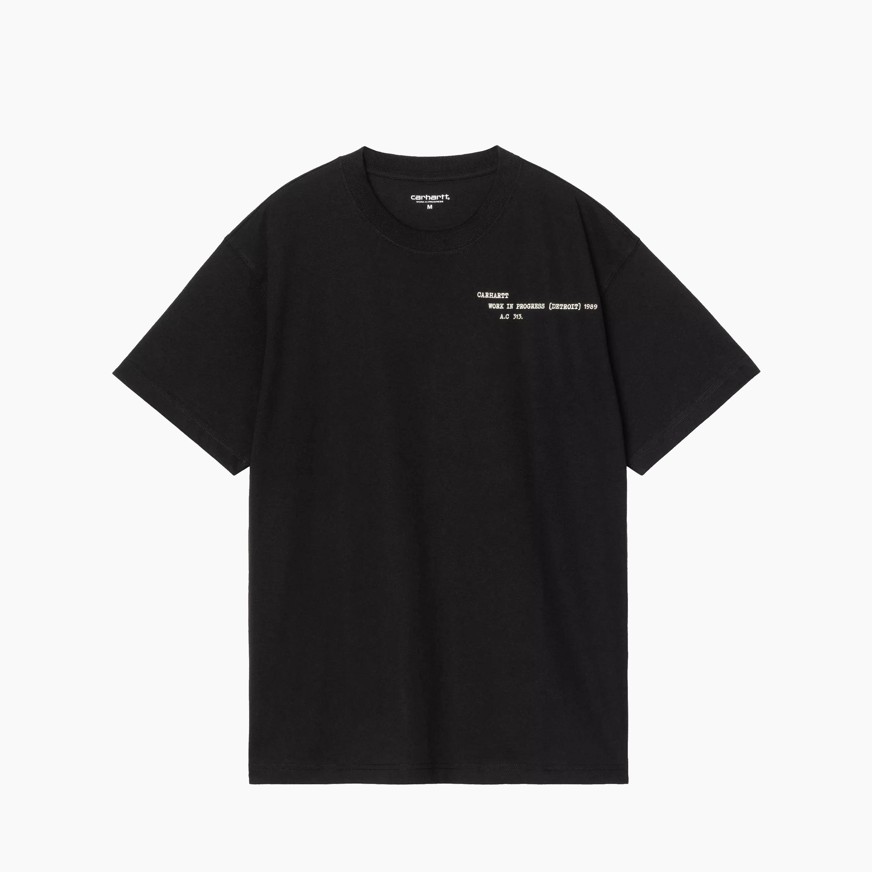 CARHARTT WIP PUNCHED T-SHIRT BLACK I036006-89
