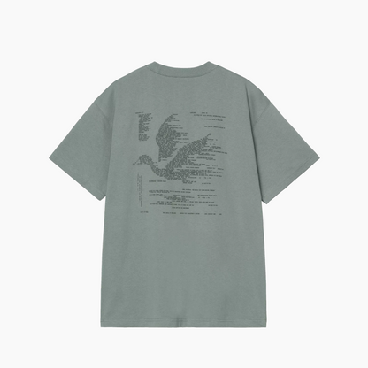 CARHARTT WIP PUNCHED T-SHIRT VELVET GREEN I036006-3GD