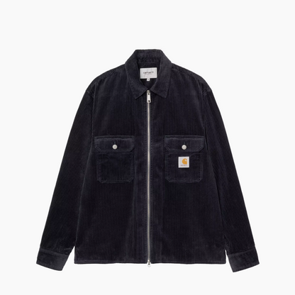 CARHARTT WIP REYNOLD SHIRT JAC DARK NAVY RINSED I036049-1C