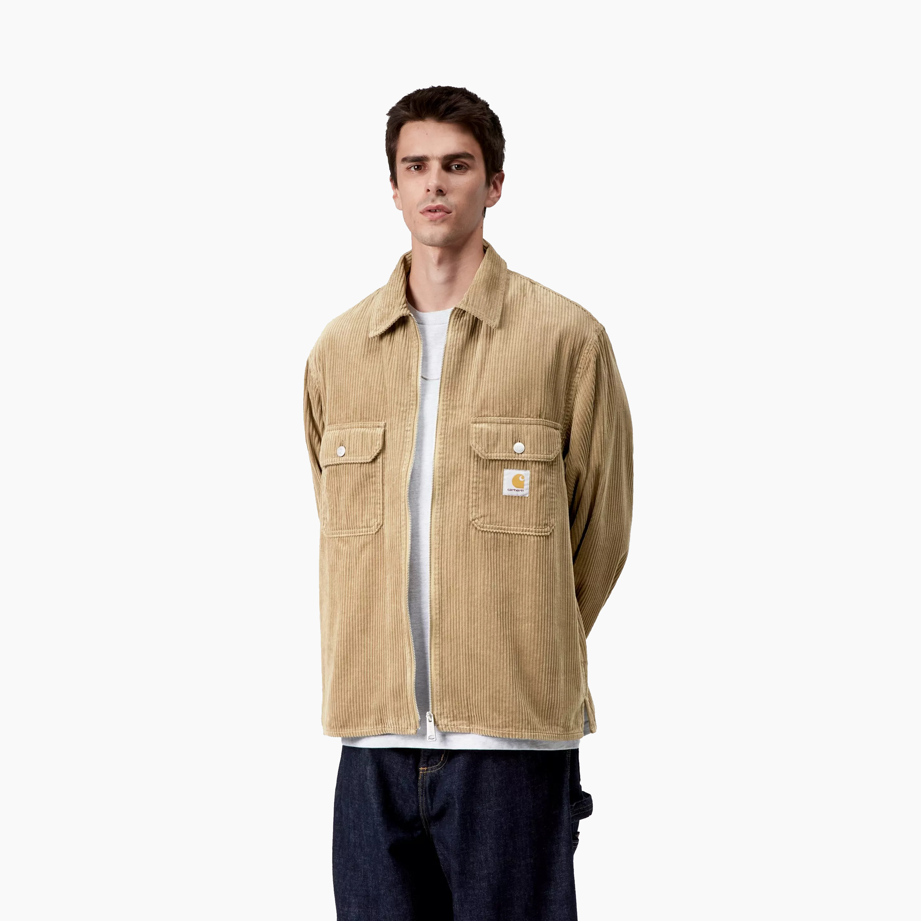 Chemise Carhartt WIP Reynold en cuir rincé I036049-8Y