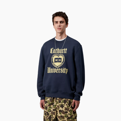 CARHARTT WIP SCHOOLING SWEATSHIRT JUPITER I035642-VQ
