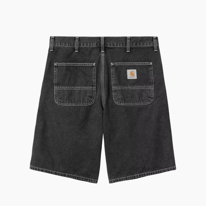 CARHARTT WIP SIMPLE SHORT BLACK HEAVY STONE WASH I033333.89