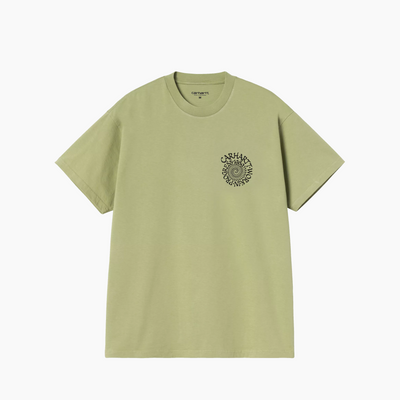 CARHARTT WIP SPIRALS T-SHIRT GREEN I036264.3IE
