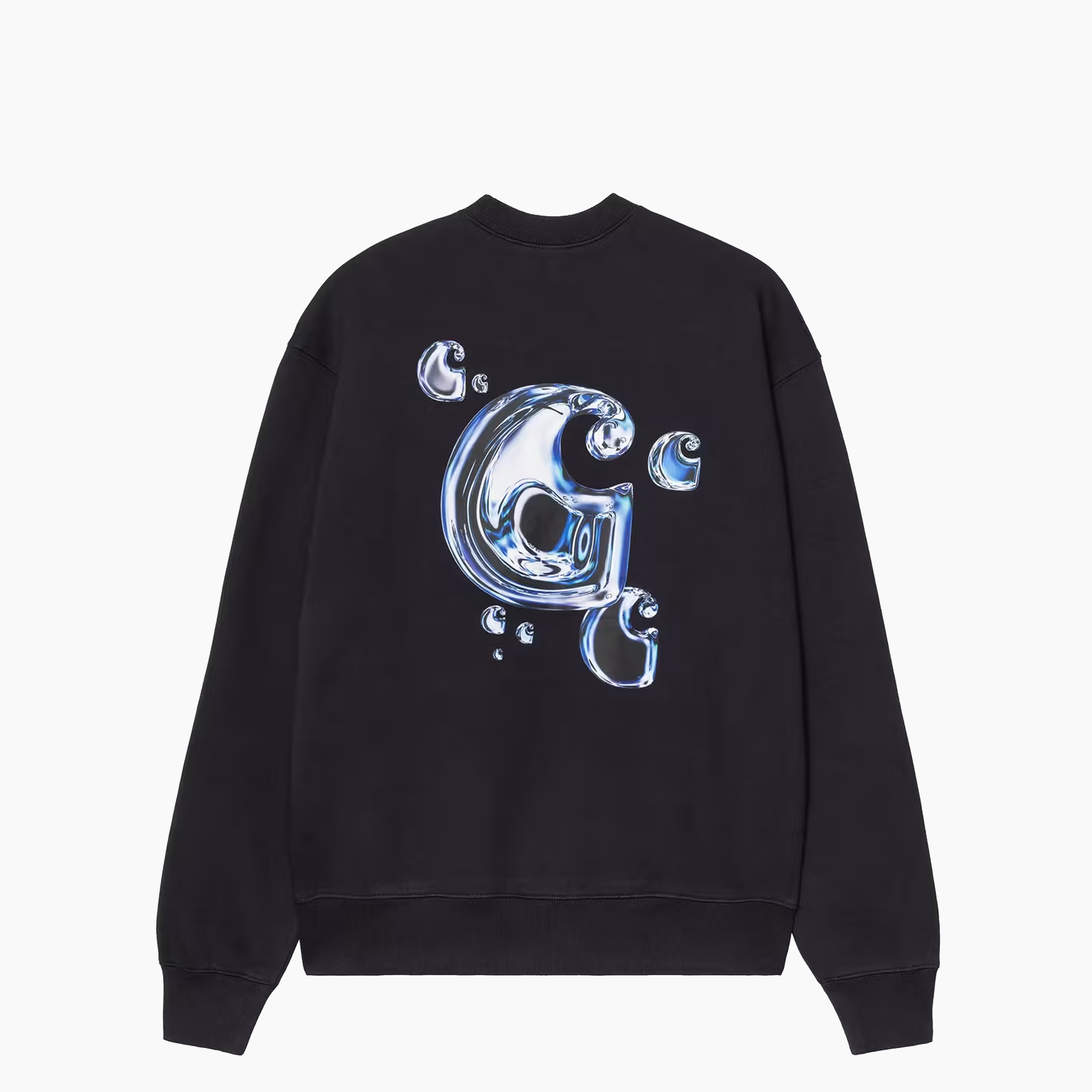 CARHARTT WIP SPLAR CHROME SWEAT DARK NAVY I035189-1C