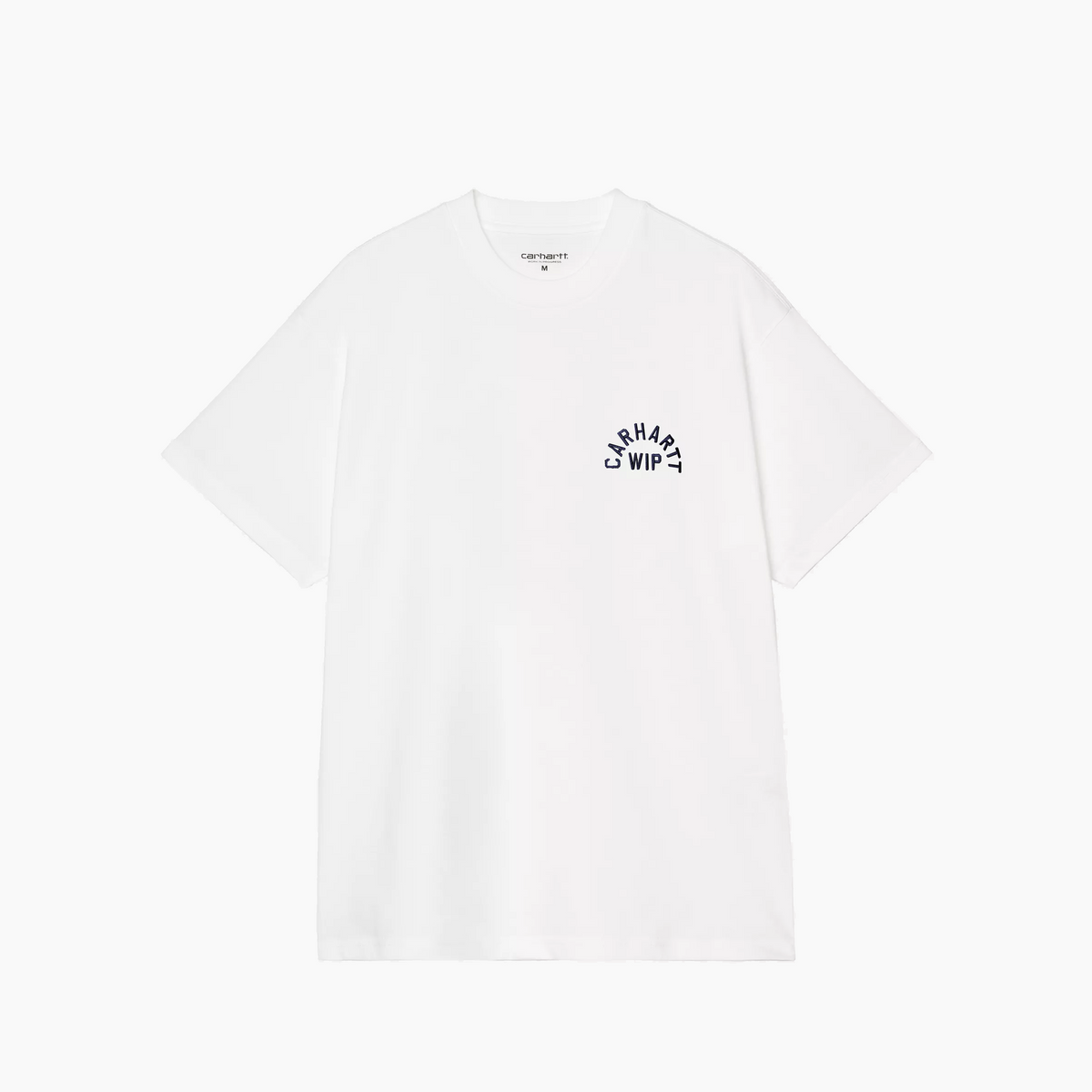 CARHARTT WIP S/S ARCH SCRIPT T-SHIRT WHITE / DARK NAVY I037255