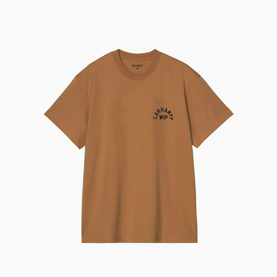 CARHARTT WIP S/S ARCH SCRIPT T-SHIRT WIP H BROWN / BLACK I037255