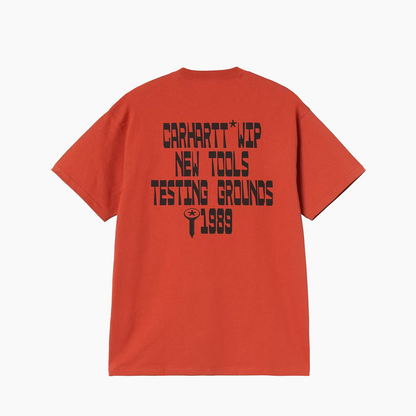 CARHARTT WIP S/S BLOCKS T-SHIRT OXIDE RED