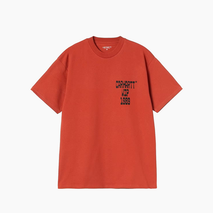 CARHARTT WIP S/S BLOCKS T-SHIRT OXIDE RED