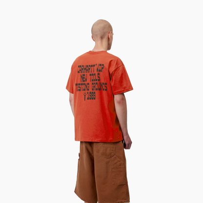 CARHARTT WIP S/S BLOCKS T-SHIRT OXIDE RED