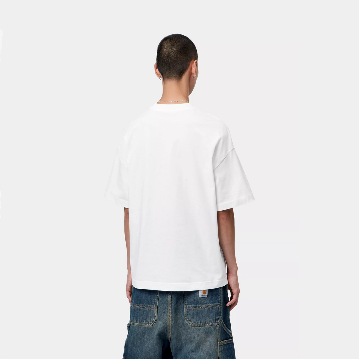 CARHARTT WIP S/S CHAPTER SCRIPT T-SHIRT WHITE / BLACK I037112