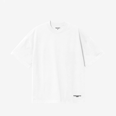 CARHARTT WIP S/S CHAPTER SCRIPT T-SHIRT WHITE / BLACK I037112