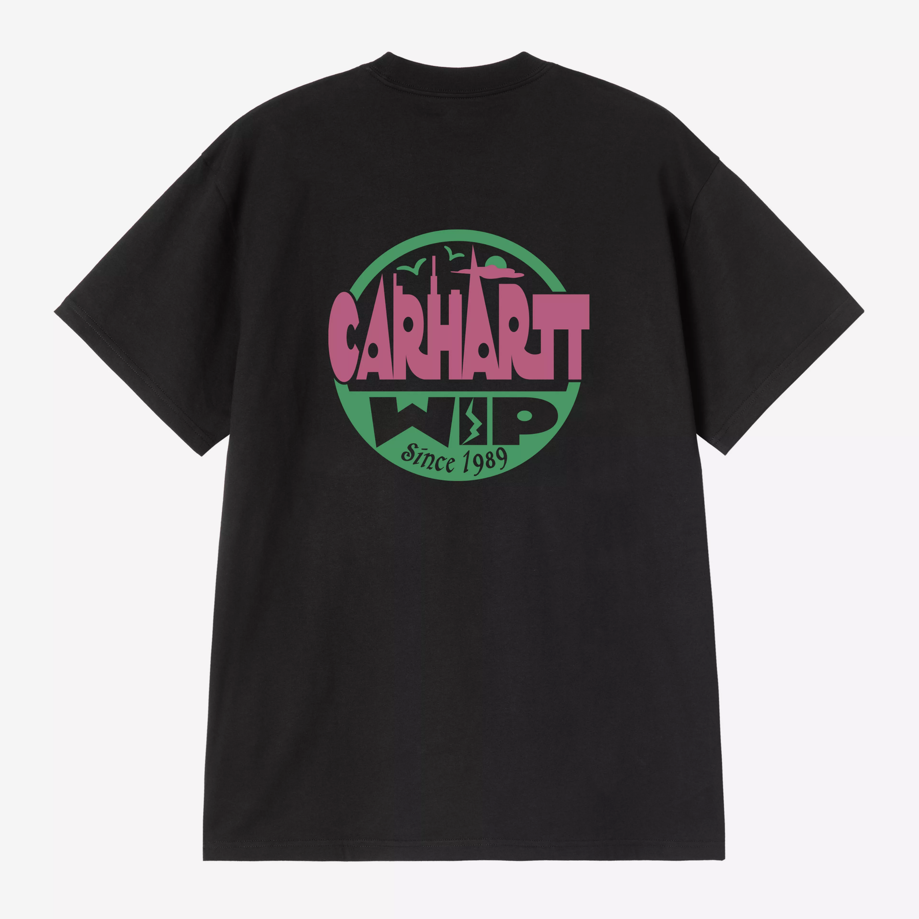 CARHARTT WIP S/S LUGGAGE LABEL T-SHIRT BLACK I036892.89