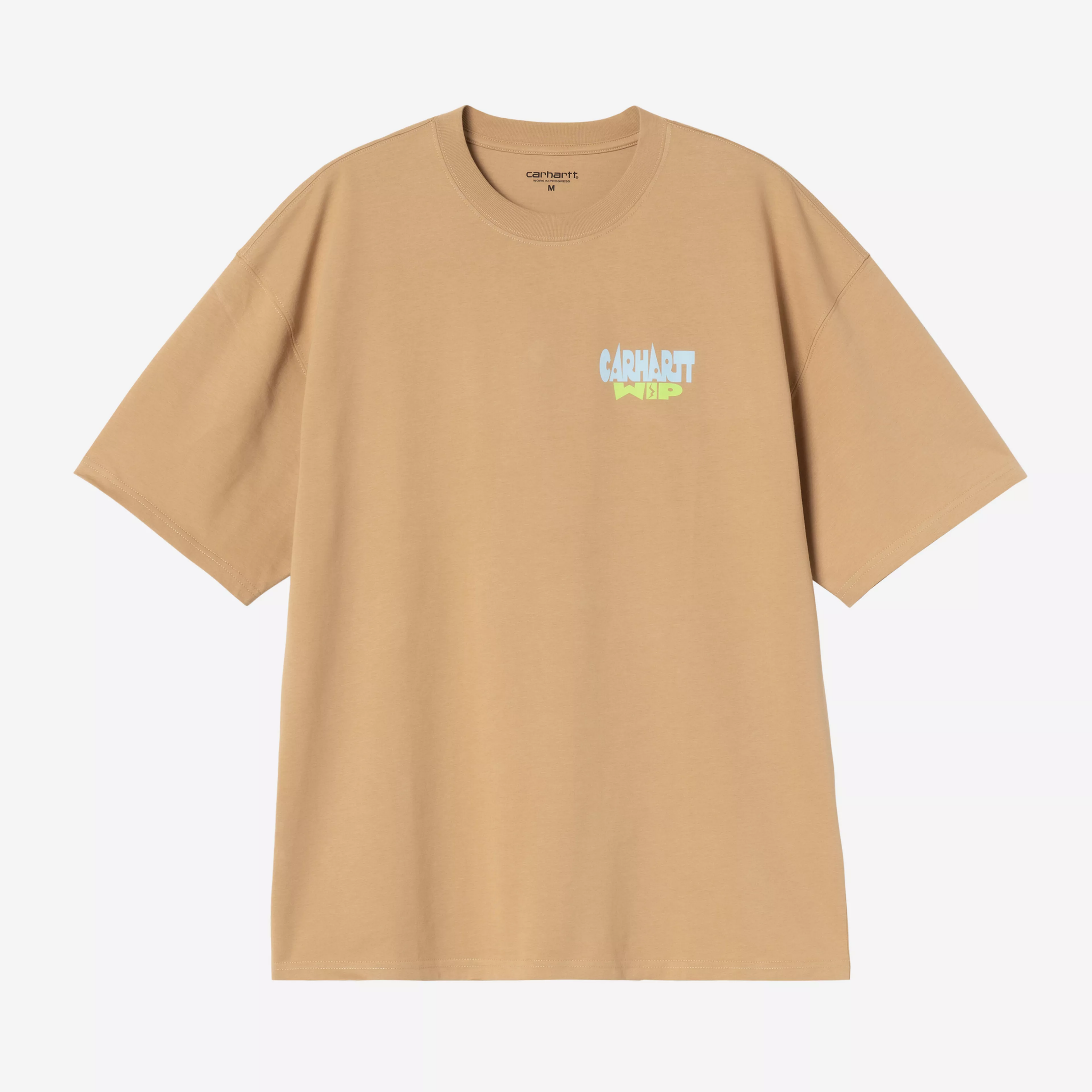 CARHARTT WIP S/S LUGGAGE LABEL T-SHIRT DUSTY BROWN I036892.07E