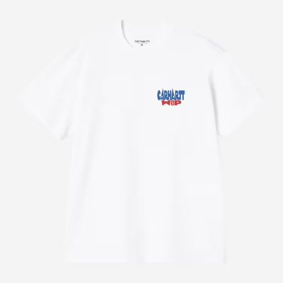 CARHARTT WIP S/S LUGGAGE LABEL T-SHIRT WHITE I036892.02