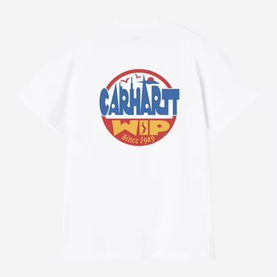 CARHARTT WIP S/S LUGGAGE LABEL T-SHIRT WHITE I036892.02