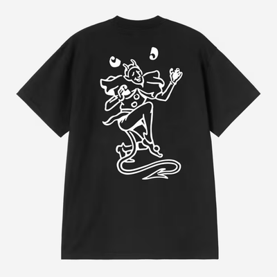 CARHARTT WIP S/S PLAYING CARD T-SHIRT BLACK I036895.89