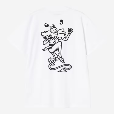 CARHARTT WIP S/S PLAYING CARD T-SHIRT WHITE I036895.02
