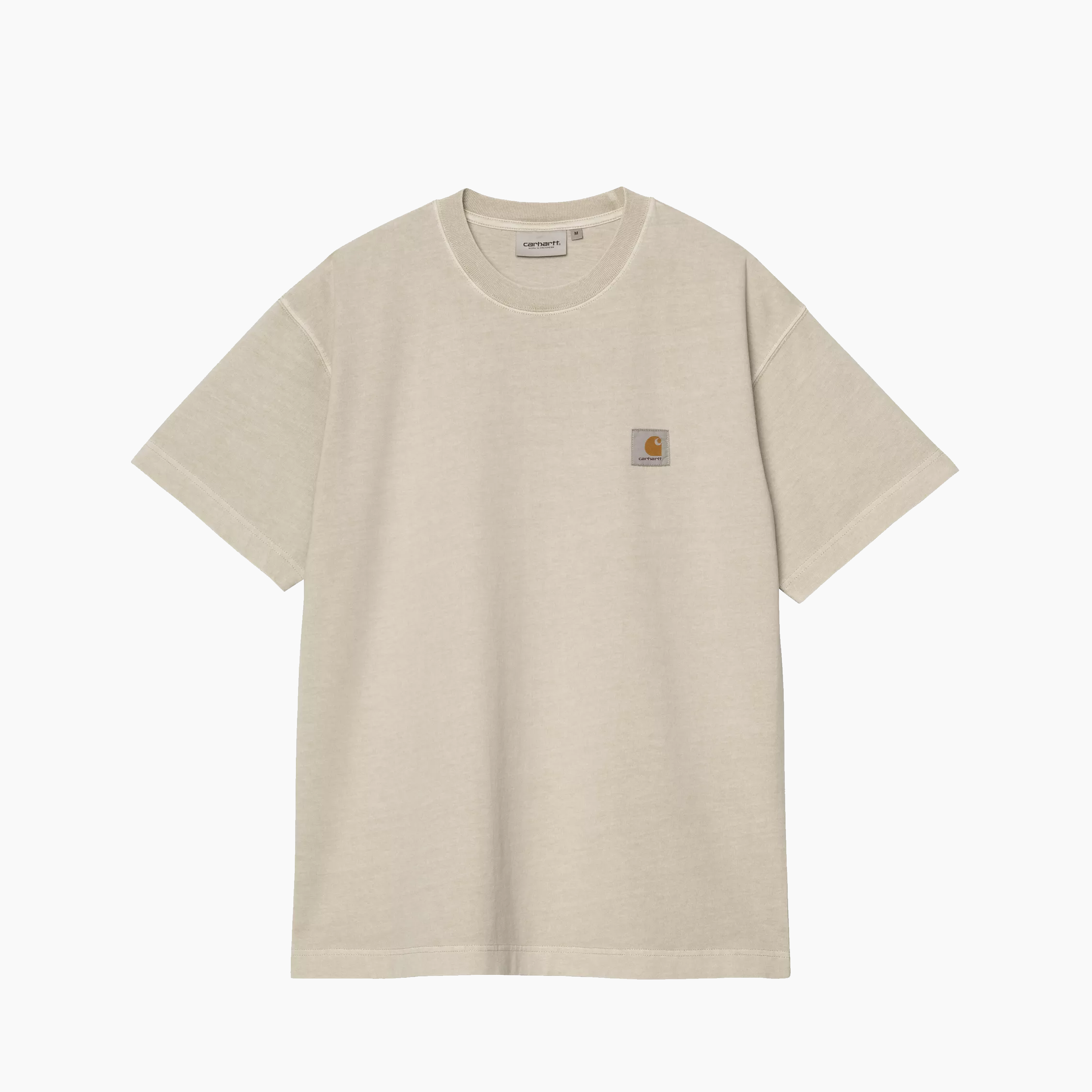 CARHARTT WIP S/S VISTA T-SHIRT FLEUR DE SEL GARGAMENT DYED