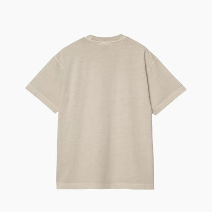 CARHARTT WIP S/S VISTA T-SHIRT FLEUR DE SEL GARGAMENT DYED