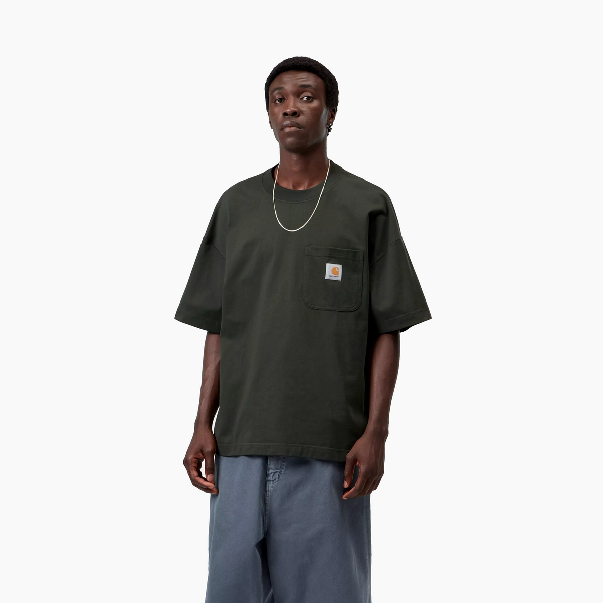 CARHARTT WIP S/S WORK POCKET T-SHIRT RAVEN I037015