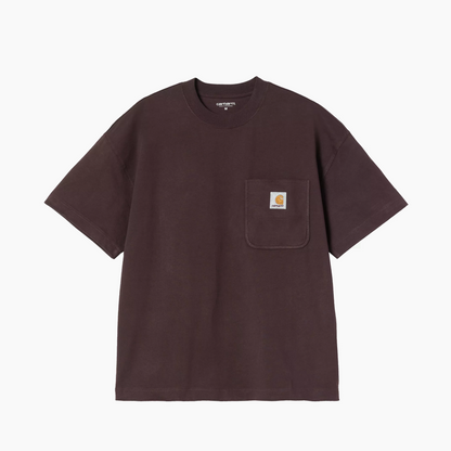 CARHARTT WIP S/S WORK POCKET TEE SHIRT PALISANDER I035523-33H