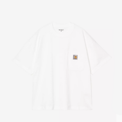 CARHARTT WIP S/S CAMISETA DE BOLSO BRANCA I035523-02